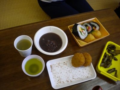 ぜんざいと雑煮