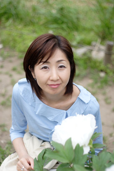 白い花と