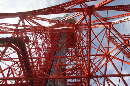 東京タワーのほぼ真下