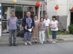 神崎にて記念撮影