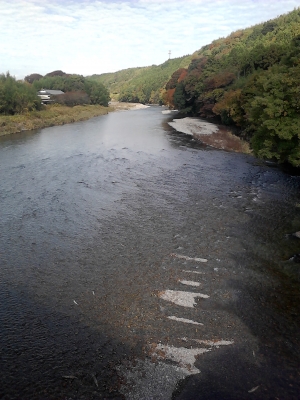 晩秋の那珂川 大田原黒羽