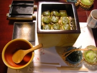 豆腐のひつまぶしです。めずらしいでしょ?