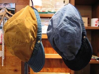 DECHO CORDUROY & DENIM KOME CAP FARMHOUSE