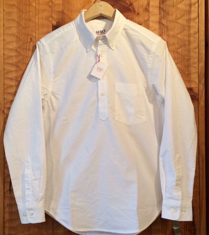 SERO PULL OVER SHIRTS WHITE OXFORD
