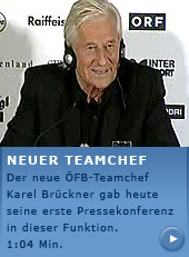 ORF;オーストリア監督ブリュックナー就任会見動画