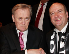 現シュトルム会長ハンス・リンナー氏とオシム
