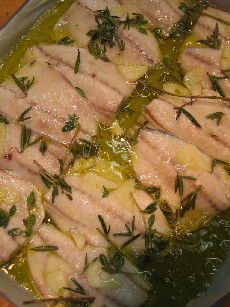 鯵のハーブグリル