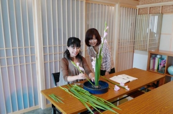 いけばな教室 お稽古風景 撮影