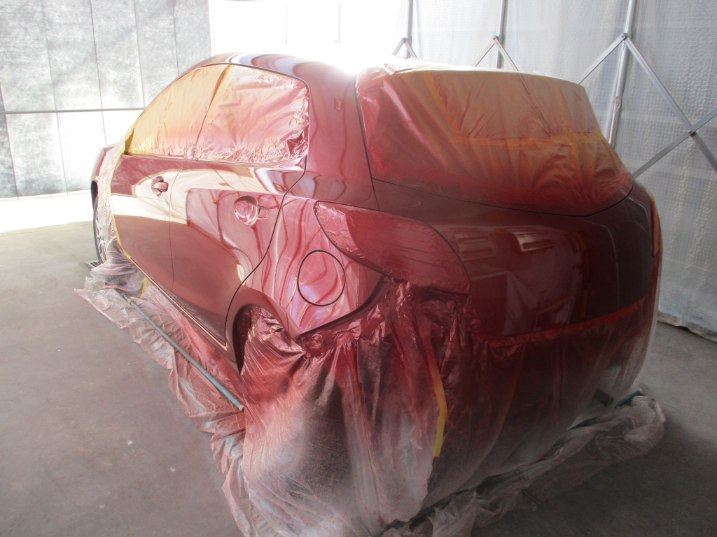 デミオ・キズ・修理