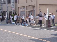 打ち水大作戦_吉田信解市長を探せ!