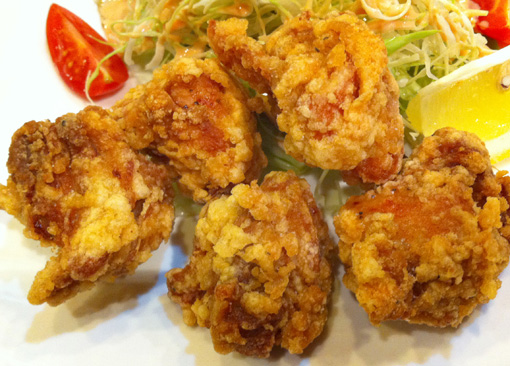 軍鶏の唐揚げ・新世界玉家