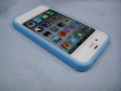 iPhone4/iPhone4s バンパーケース ブルー
