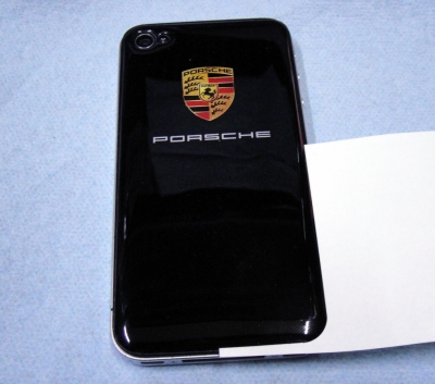 iPhone4/iPhone4s カバーステッカーの張り方