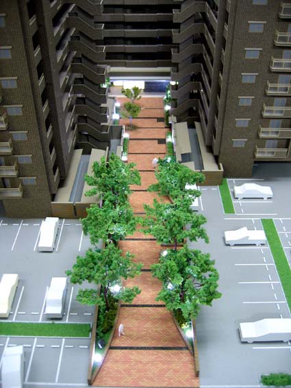 建築模型の電飾06