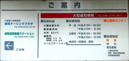 大和成和病院 心臓病センター New 一粒の実