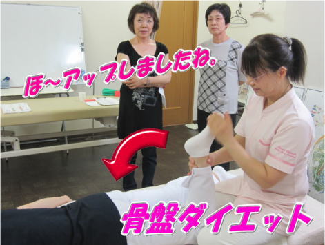 骨盤ダイエット アップするんですね。