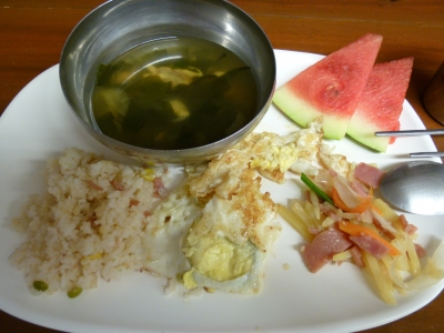 朝食一例
