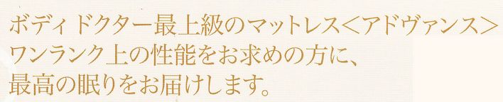 ボディードクターアドヴァンス説明文