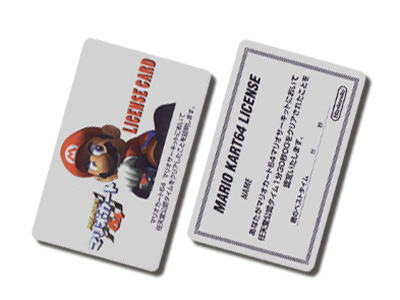 マリオカート64 ライセンスカード プレゼント | フロッグ