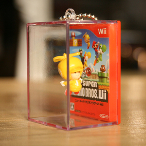 New スーパーマリオブラザーズWii 立体ジャケットマスコット全6種