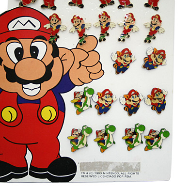 スーパーマリオ ヴィンテージピンバッジ（25個セット