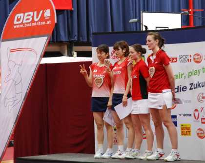 バドミントン2011年オーストリア国際表彰台(三木+米本)