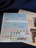 傭兵軍地上スーツ用デカール&塗装カード