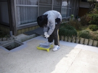 熱交換塗料塗り