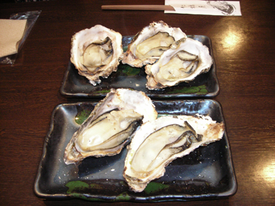 焼き牡蠣