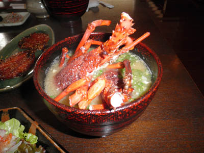 伊勢エビ味噌汁