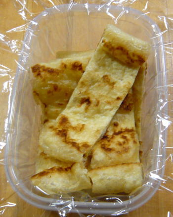 うす揚げのカリカリ焼き