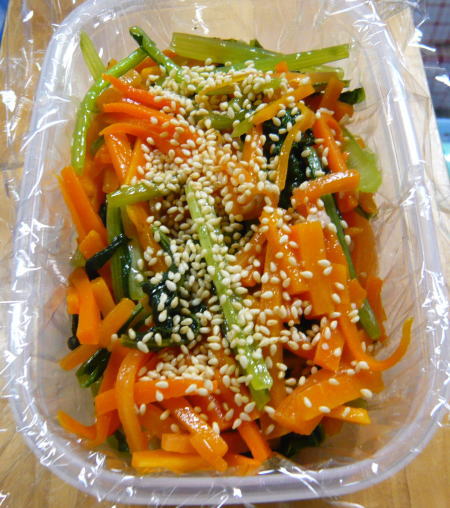 送ったおかず