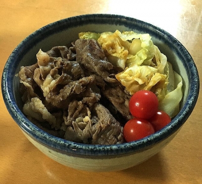 牛キャベ丼