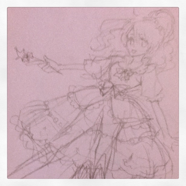 下描く