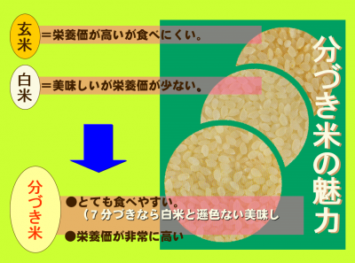 栄養を残した精米「分づき米」のすすめ | 大阪八尾（すぐ隣は東