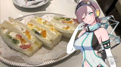 まりかとイノダコーヒ横浜高島屋