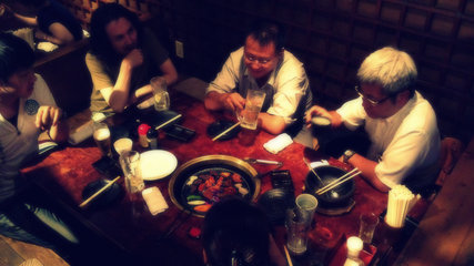 マドンナ会 2013夏 炭焼き・ホルモン宝や 大宮店にて