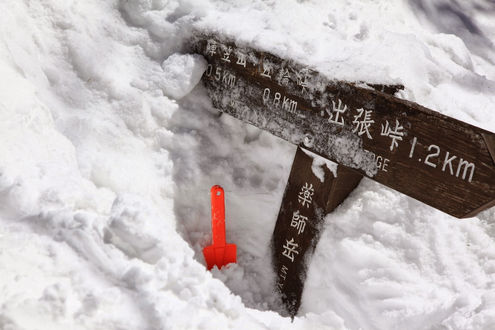 薬師岳(赤城山)山頂標識