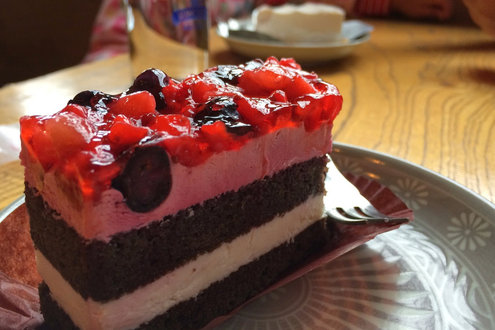 長蔵小屋別館のケーキ