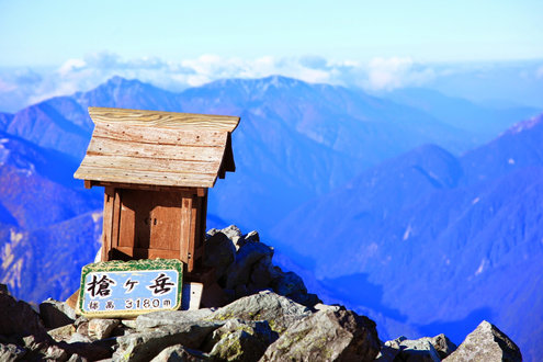 槍ヶ岳山頂