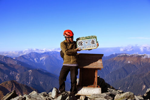 槍ヶ岳山頂