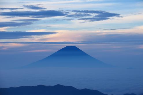 北岳山荘からの眺め