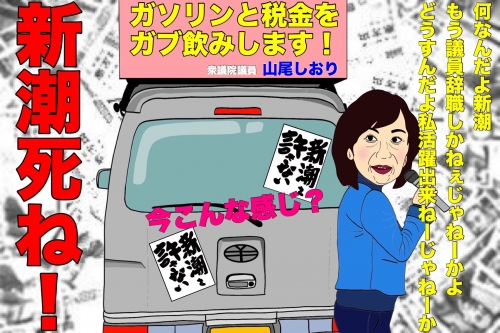 パコリーヌ山尾志桜里議員が離婚www おめでとうございますぅwww 記念にガソリン問題の頃の画像をupしてみる パンパカ工務店