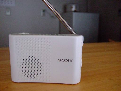 SONY ICF-50V W コンパクトラジオ