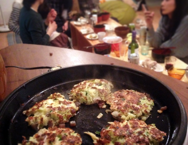 年越しお好み焼き