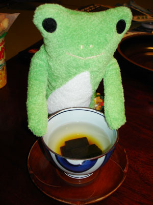 カエルと昆布茶