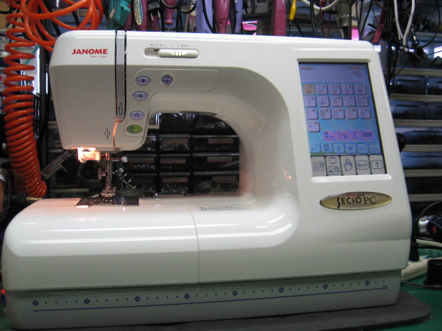 ジャノメミシン修理 スーパーセシオ SECIO PC MODEL 850型 : ミシン