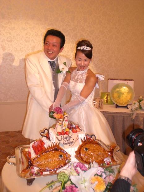 ケーキ入刀