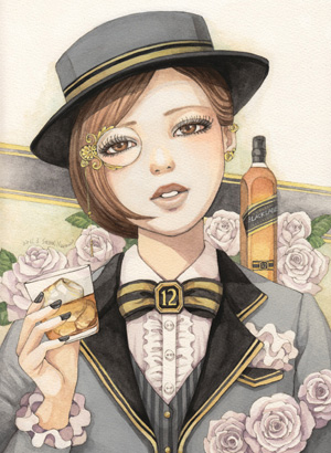 女性イラスト レトロ
