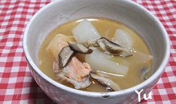 鮭のアラ煮